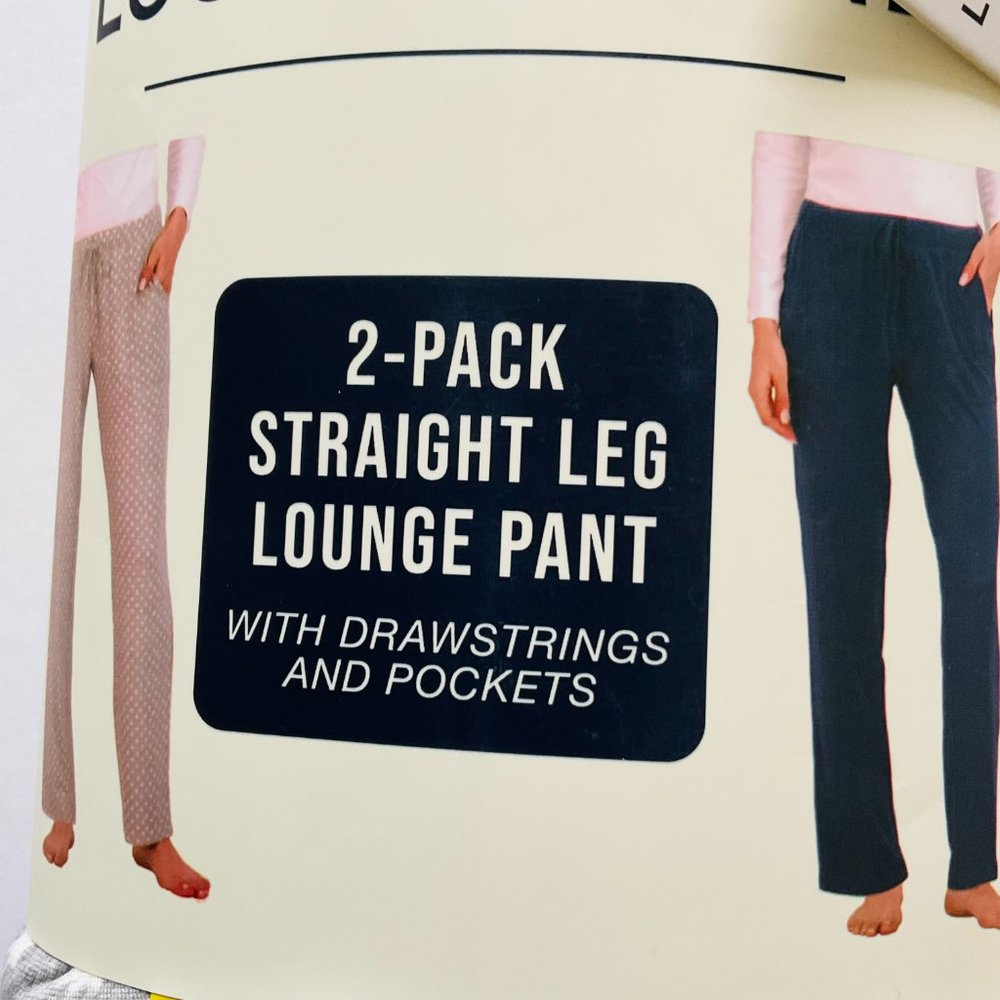 LUCKY BRAND Women's Lounge Pants 2 Pair NIP Size S 4-6 - Picture 9 of 9